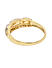 Women Gold-Toned Intertwined Glim Ring