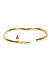 Men Gold-Toned Nail-Shaped Bracelet
