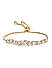 Gold-Toned Metal Gold-Plated Stone Studded Bracelet