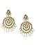 White Pearls Kundan Gold Plated Drop Earring