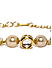 Women Gold-Toned Metal Link Bracelet