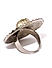 Women Silver Gold-Toned Handcrafted Ring