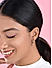 Toniq Gold Plated Pearl Heart Shape Set Of 6 Drop Hoop Earrings for Women