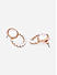 Toniq White Gold Plated Floral Pearl Fusion Wear Alloy Earrings For Women