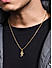 The Bro Code Gold Plated Stylish OM Pendant Necklace for Men