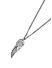 The Bro Code Silver Plated Rising Wings Pendant Necklace for Men