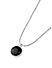 The Bro Code Silver Plated Circular Black Pendant Necklace for Men