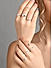 Toniq Set Of 9 Gold Trendy Ring Set For Women