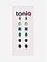 Toniq Multi Gold Plated Geometric Colour Stone Studded Daily Wear Set Of 6 Stud Earring For Women