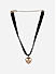 Toniq Pretty Black Gold Plated Heart  Casual Wear  Choker Necklace For Women