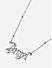 Toniq Lovely Silver Silver Plated Angel  Casual Wear  Charm Necklace For Women