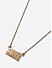 Toniq Classy Gold Plated 1111 Engraving Angel Charm Pendant Necklace For Women