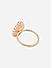 Toniq Attractive Gold Plated Green Colour Stone Studded Festive Special Finger Rings For Women Size - 17