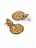 Gold Plated Ganesh Temple Drop Earring