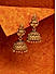 Gold Plated Lakshmi Temple Jhumka Earring
