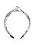 Kids Silver Foil Mettalic Knot Hair Band For Girls