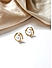 Pearl Gold Plated Floral Classic Stud Earring
