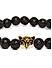 Fox Charm Onyx Stone Bracelet