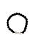Black Beaded Bracelet For Men