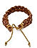 Unisex Brown Braided Bracelet