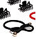 Kids Set Of 4 Claw Clips and 2 Ponytail Holders