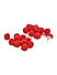 Red Beaded Contemporary Drop Earring For Women