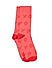 Men Red Patterned Above Ankle Length Socks