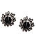 Silver-Toned Floral Studs