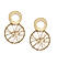 Gold Plated Wired Spherical Drop Earring