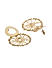 Gold Plated Wired Spherical Drop Earring