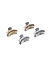 Set Of 4 Silver-Toned and Gold-Toned Claw Clips