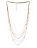 Pearls Layered Gold Plated Necklace