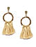 Gold Tassel Drop Earrings
