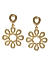 Gold-Tone Contemporary Drop Earring For Women