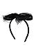 Toniq Chic Black Tulle Mesh Bow Hair Band For Women