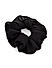 Toniq Set of 2 Black Solid and Printed Hair Scrunchie For Women