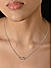 Toniq Gold Plated Dual Heart Shape Charm Necklace 