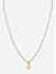 Toniq Gold Plated Heart Shape Charm Necklace 