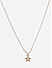 Toniq Gold Plated Star Charm Necklace for Women