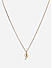 Toniq Gold Plated Shell Charm Necklace for Women
