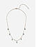 Toniq Gold Plated Turq Stones Statement Choker Necklace for Women 