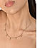Toniq Gold Plated Stones Statement Choker Necklace for Women 