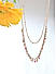 Toniq Gold Plated Multicolored Beaded Layered Necklace for Women 