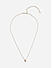 Toniq Gold Plated Half Moon Charm Necklace for Women