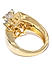 Gold-Toned Lustre Solitaire Ring