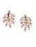 Rose Gold-Plated Leaf-Shaped Calore Studs