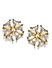 Gold -Plated Cz Contemporary Drop Earring For Women