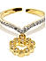 Gold-Plated Cz Ring For Women