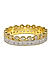 Gold-Plated Cz Finger Ring For Women