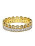 Gold-Plated Cz Finger Ring For Women